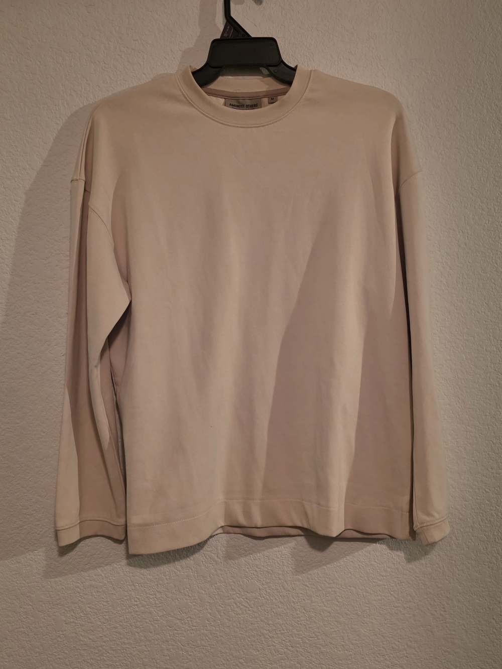 Men's Crewneck Long-Sleeve Sweatshirt - Beige